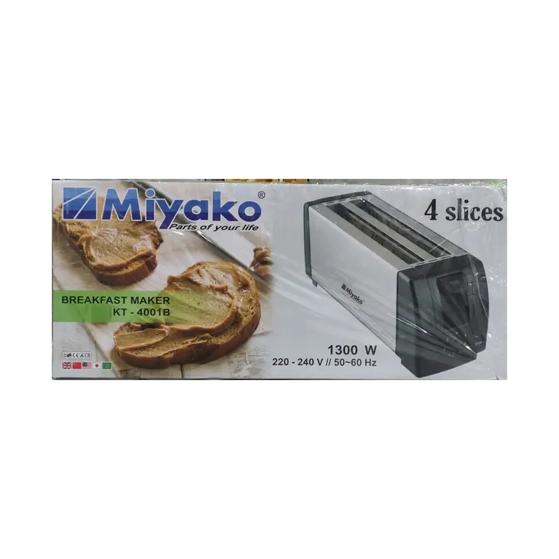 Picture of Miyako 4 Slice Bread Toaster KT-4001(Multicolor)