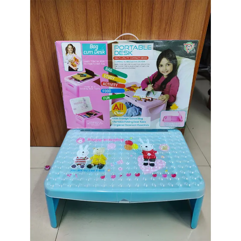 Picture of Portable Folding Reading Desk Laptop Desk For Baby Or Kid(Multicolor)