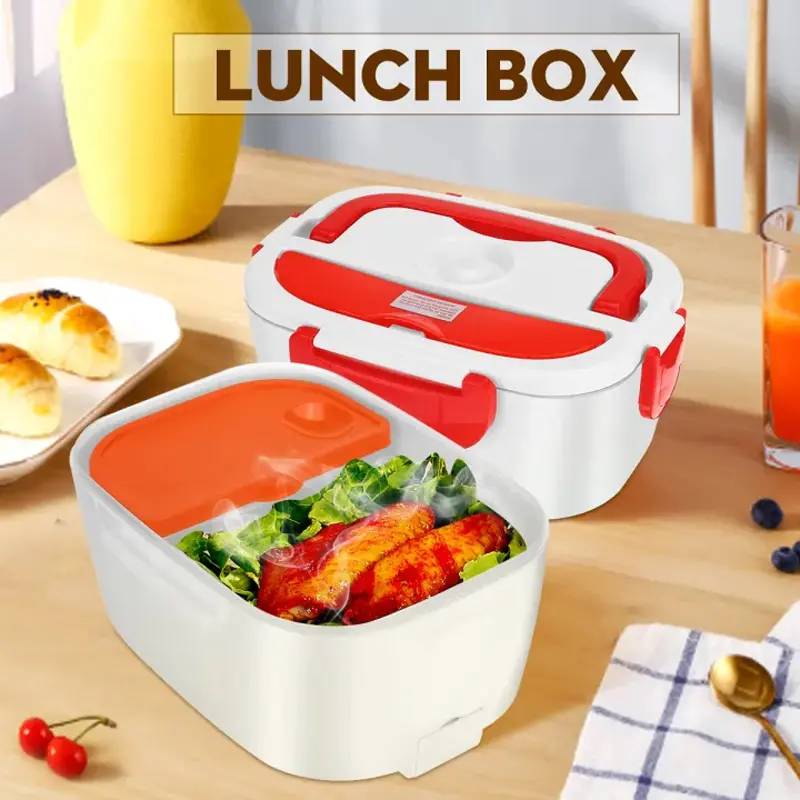Picture of 110V Portable Electric Heating Lunch Box Bento Lunch Box Container Food Warmer(Multi)