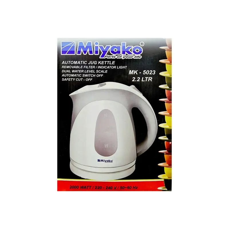 Picture of Miyako 2.2 Liter Electric Kettle MJK-5023(Multicolor)