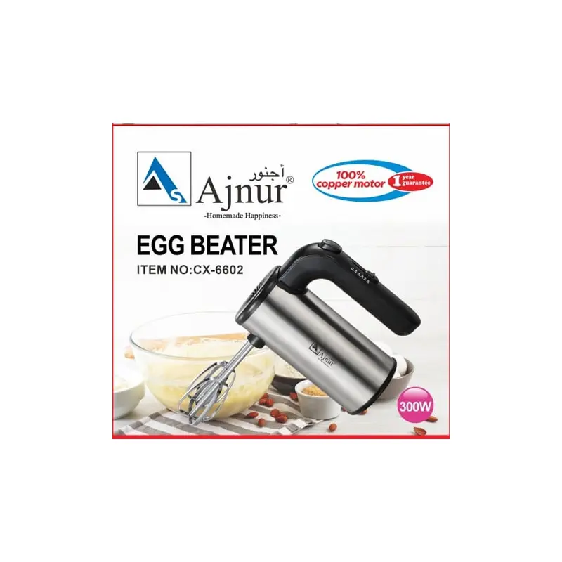 Picture of Ajnur 300 WATT Egg Beater CX-6602(Multicolor)