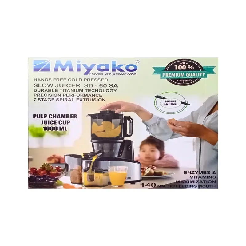 Picture of Miyako Slow Juicer 1000ML MFJ-SD-60SA(Multicolor)