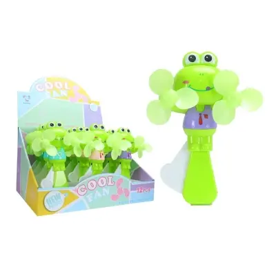Picture of 1PC Froggy Portable Manual Hand Crank Mini Fan Without Battery