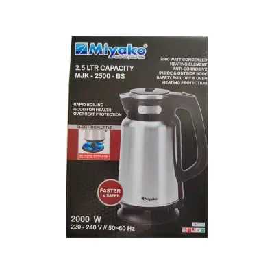 Picture of 2.5 Liter Miyako Electric Kettle MJK-2500 BS(Multicolor)
