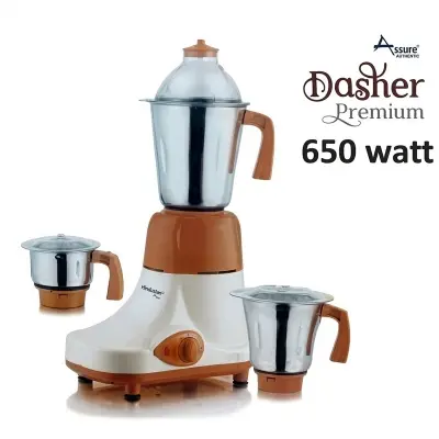 Picture of Hindustan Mahavir Blender plus Mixer Grinder 650 watts Dasher(Multi-Color)