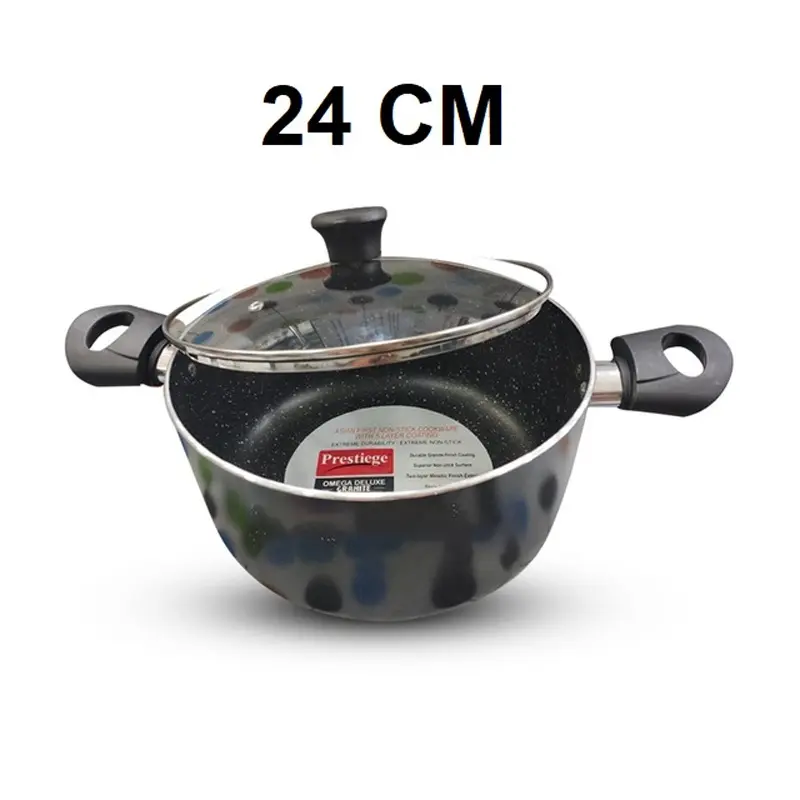 Picture of Prestiege INDUCTION Casserole with Glass Cover 24 CM (MULTIPLE COLOR)(Multicolor)