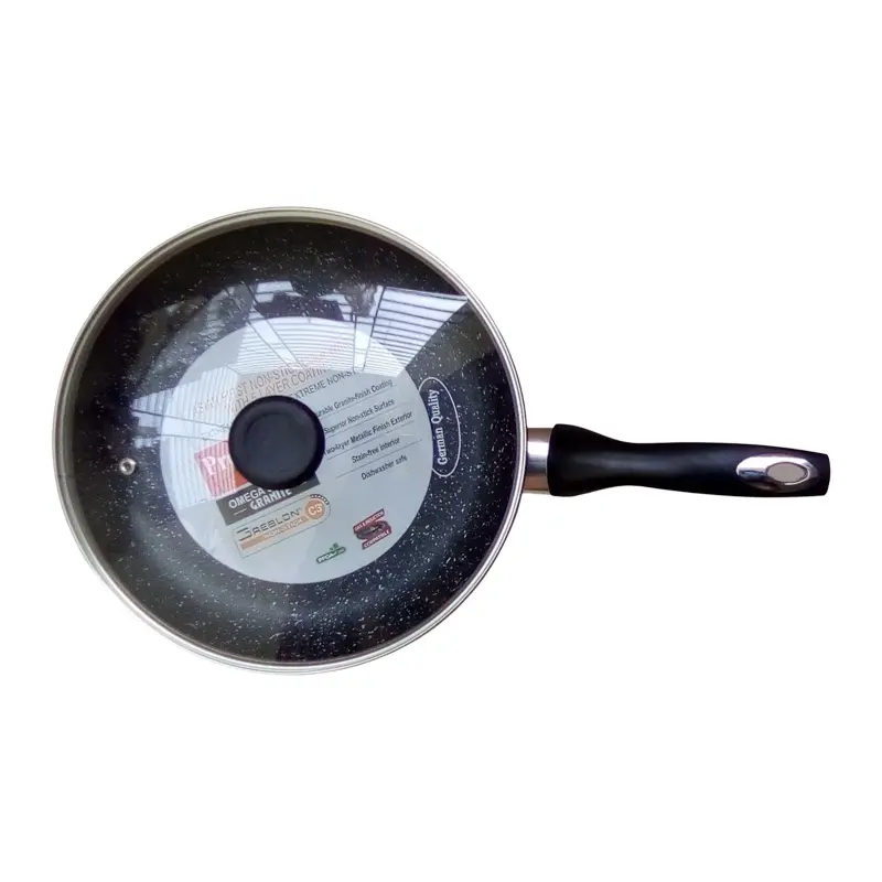 Picture of Prestiege INDUCTION Fry pan 24 cm with glass lid(Grey)