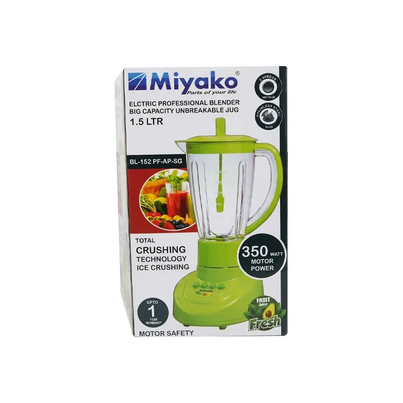 Picture of Miyako Unbreakable Jug Blender BL-152 PF-AP-SG (Single jug)