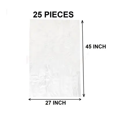 Picture of Clear (45" X27") 25PCS Trash Bag / Poly Bag / Garbage Bag / Moyla Felar Bag / Polibag(Multicolor)