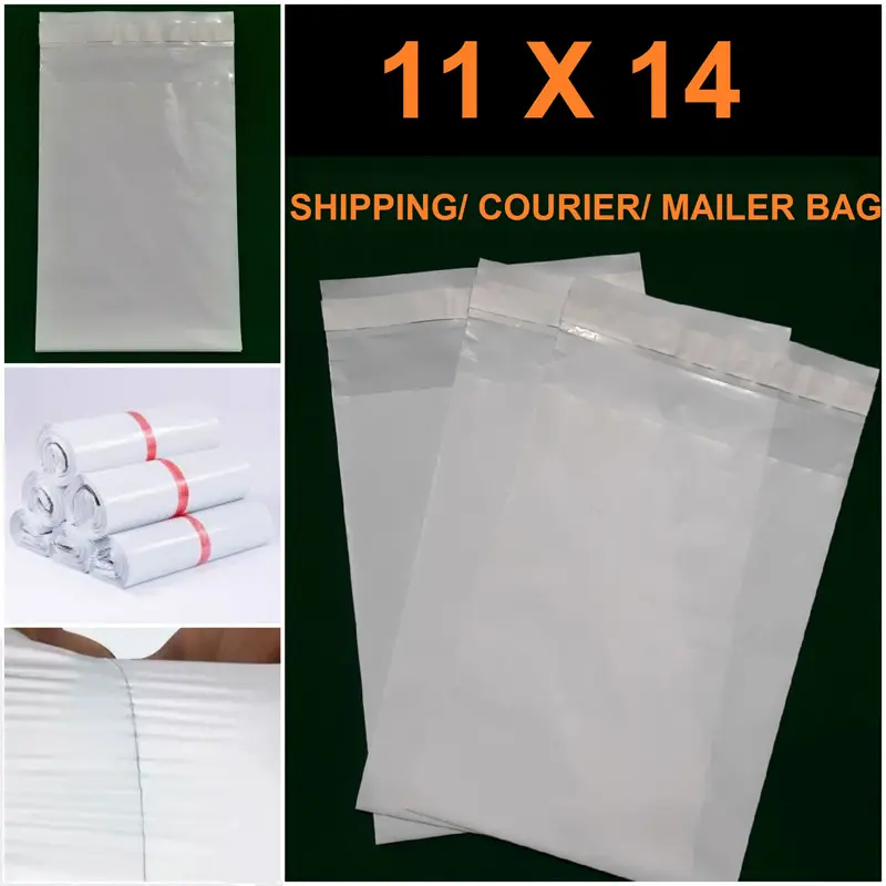 Picture of 11X14 Inch 50PCS Courier Shipping/ Courier/ Mailer Poly Bags (Packaging Material) Shipping Bags/ Stackers(Multicolor)