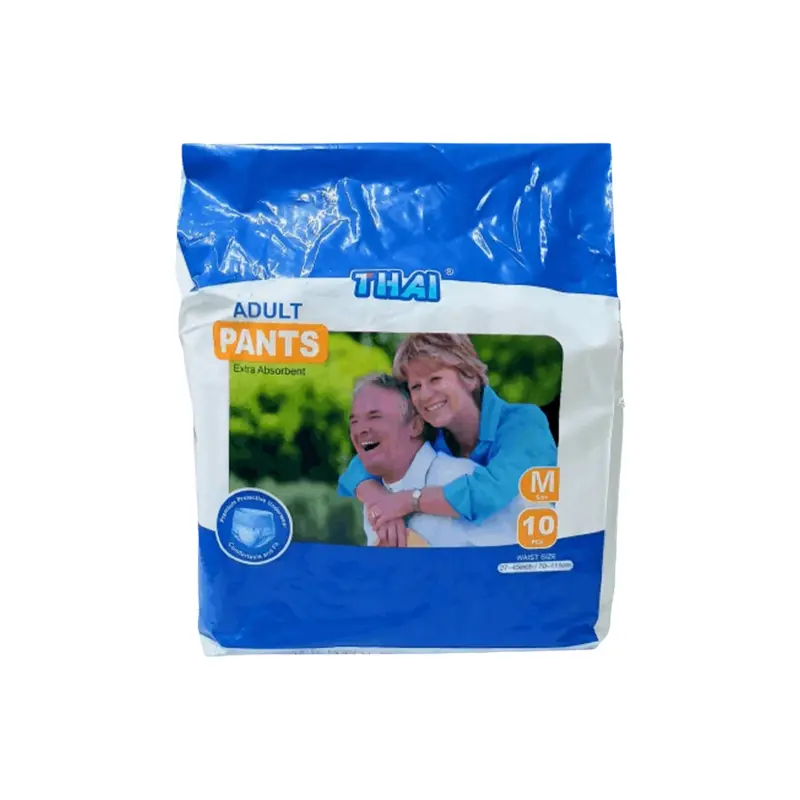 Picture of Thai Adult Pant Diaper Size-M 10PCS (70-115CM) (27-45 Inches)(Multicolor)