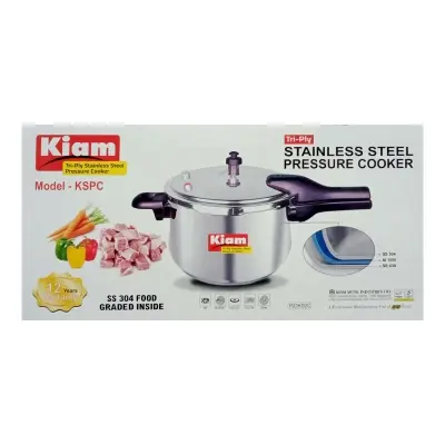 Picture of Kiam Stainless Steel Pressure Cooker KSPC-4.5L (4.5 Liter)(Multicolor)