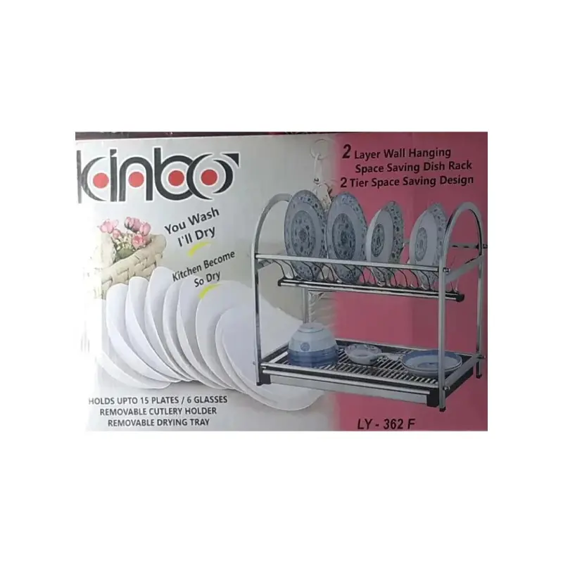 Picture of 2 layer Kinbo Kitchen dish rack 362F(Multicolor)