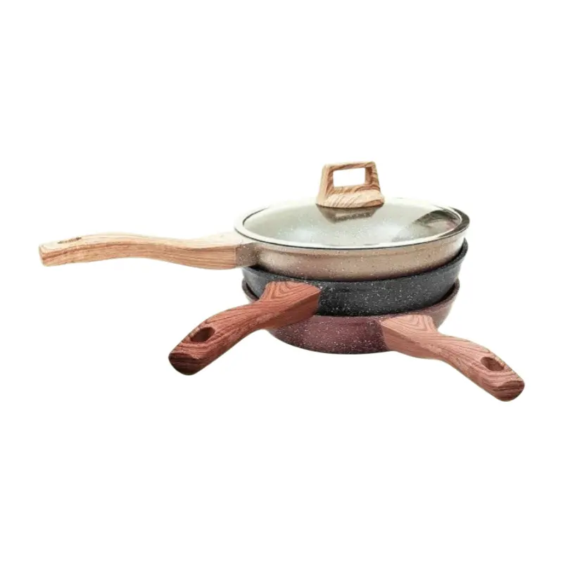 Picture of Kiam Die-casting 24cm Frypan With Glass Lid (Induction)(DIECAST24)