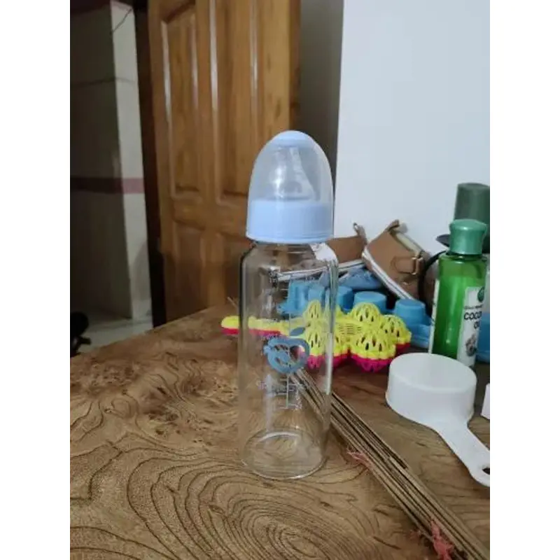 Picture of ApplebearBaby Feeder Apple Bear PP Feeding Glass Bottle with Silicone Nipple 200ml(Multicolor)