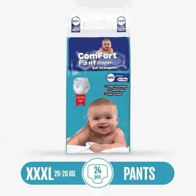 Picture of Comfort Baby Pant Diapers XXXL Size(20-28kg)-24pc(XXXL(26Kg and Above),21-40 Pcs)