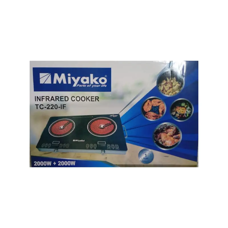 Picture of Miyako Inverter Double Electric Infrared Cooker TC-220-IF