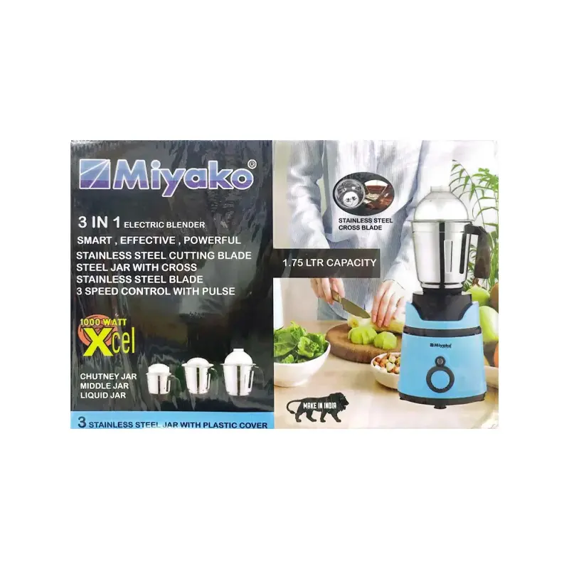 Picture of Miyako 3 in 1 Blender plus Grinder Xcel 1000WATT