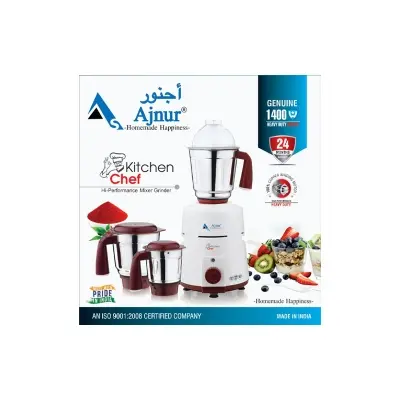 Picture of 1400 WATT Ajnur KITCHEN CHEF Blender Plus Mixer Grinder(Multicolor)