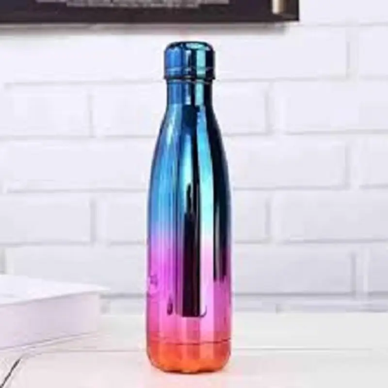 Picture of RAINBOW 500ml Stainless Steel Insulated Cup Bottle For Water Tea Coffee(Multicolor)