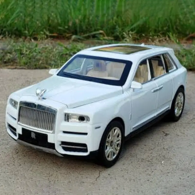 Picture of 1 PC 1:32 Rolls Royce Cullinan Diecast Alloy Car Hybrid Super Premium Model Vehicle Metal Toy Pull back Sound Light(Multicolor)