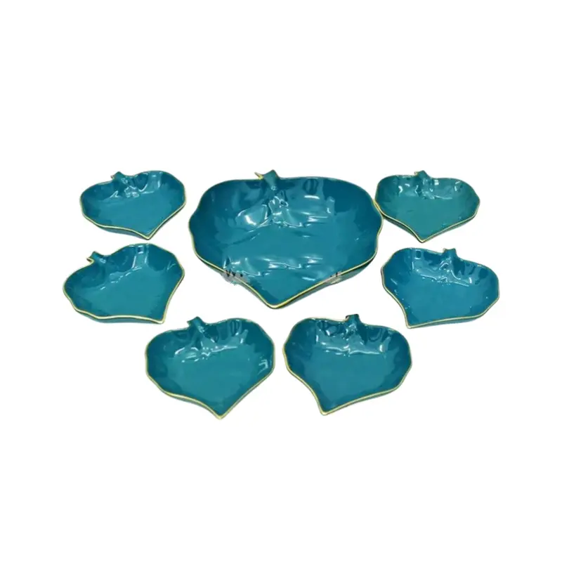 Picture of New design 7 Pcs Custard Set Sweet Bowl Set Including Serving Dish , Oven Proof porcelain Ceramic Porcelain Snack Bowl Set,Ceramic Soup & Firni Bati(Multicolor)