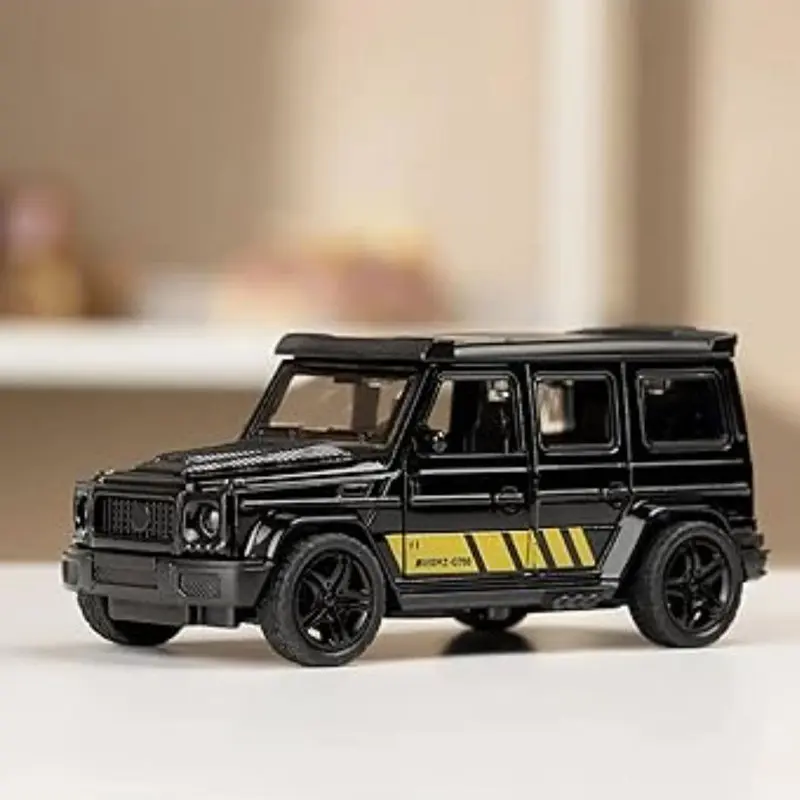 Picture of 1 PC Brabus Die Cast Metal Mercedes AMZ G-700 1:36 car model car pull back car simulation car decoration little boy gift children boys toy car wholesale(Multicolor)