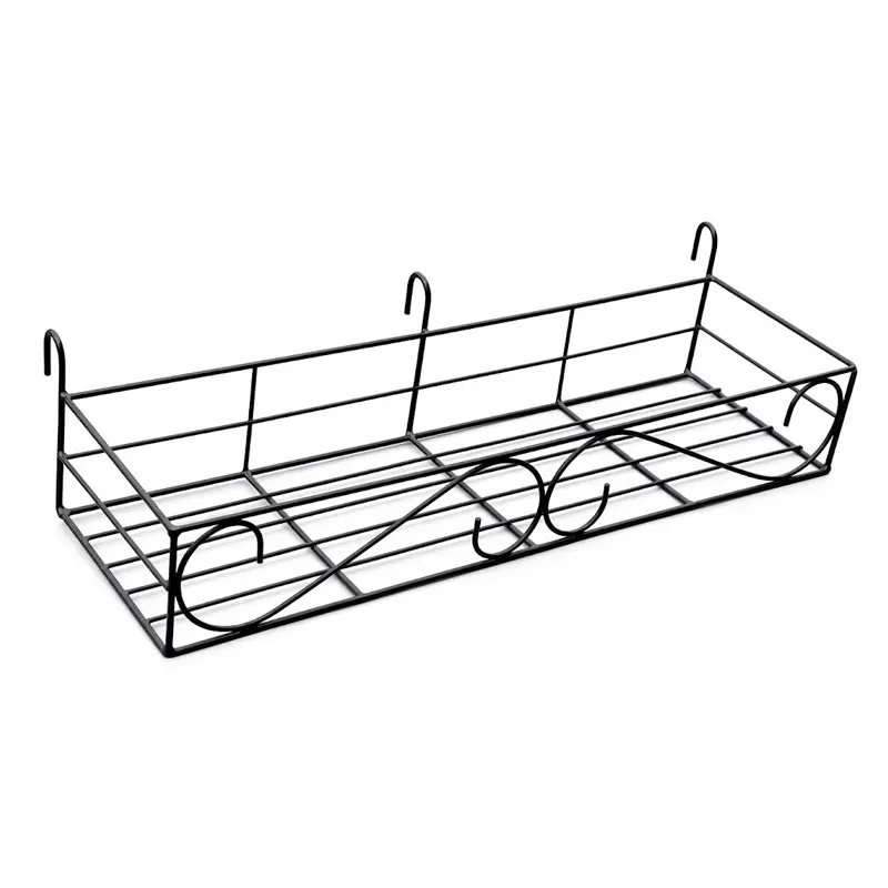 Picture of 1PC Planter Stand Flower Pot Stand For Balcony Living Room Outdoor Indoor Grill Rack 36x8x4 Inches(Multicolor)