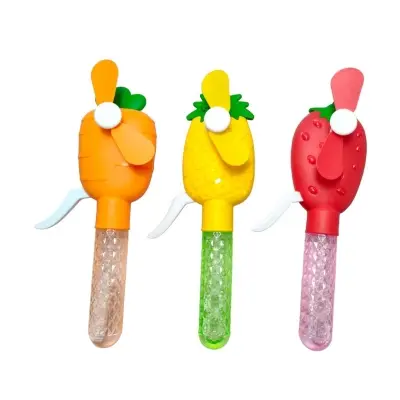 Picture of 1 PC Bubble Toy For Kids With Cute Mini Hand Fan(Multicolor)