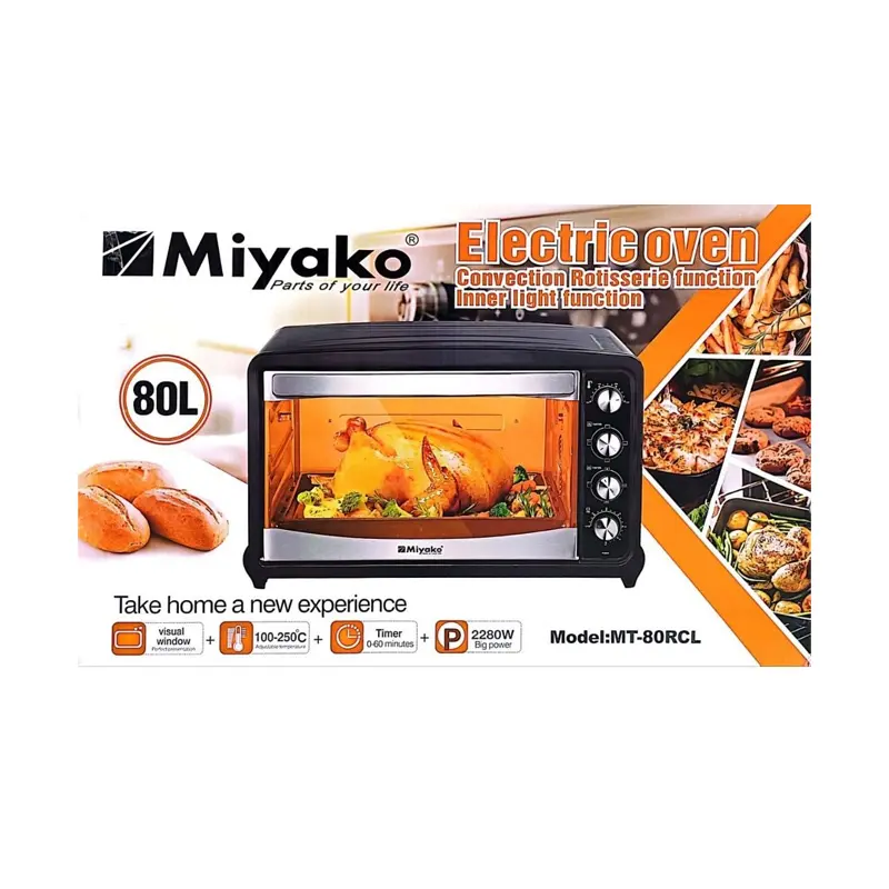 Picture of Miyako electric oven 80 liter MT-80RCL
