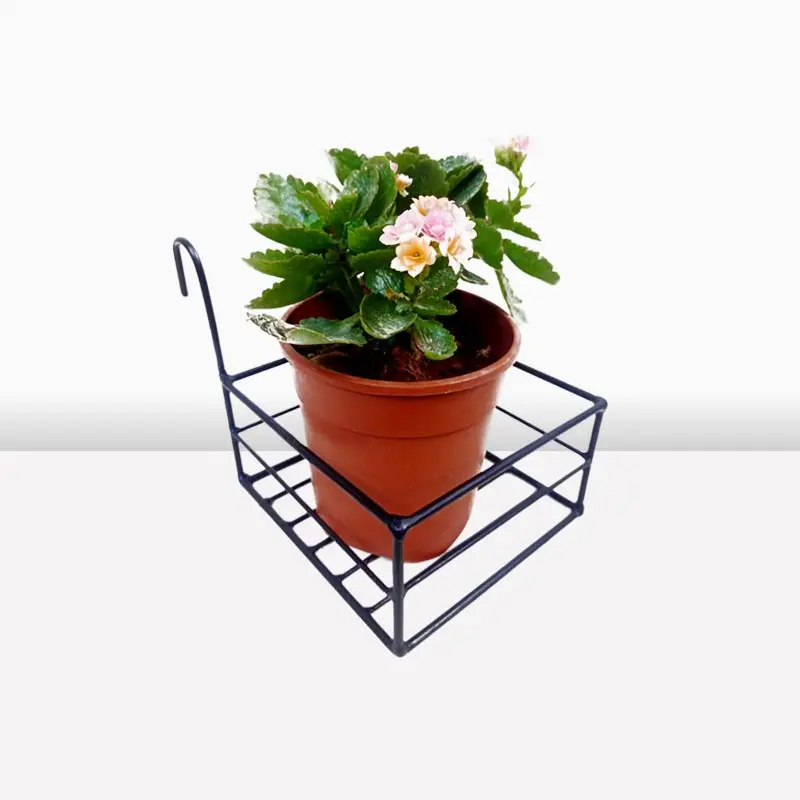 Picture of 1PC 6 Inch Square Planter Stand Flower Pot Stand For Balcony Living Room Outdoor Indoor Grill Rack(Multicolor)