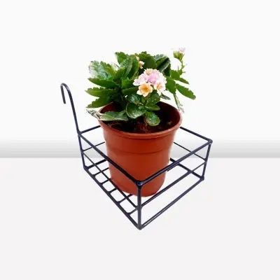 Picture of 1PC 6 Inch Square Planter Stand Flower Pot Stand For Balcony Living Room Outdoor Indoor Grill Rack(Multicolor)