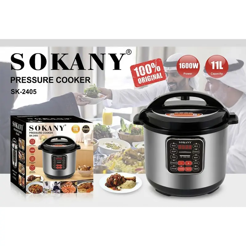 Picture of Sokany 11 Liter 1600 WATT Electric Pressure Cooker SK-2405(Multicolor)