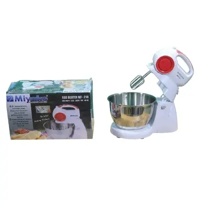 Picture of 400 Watts Miyako Egg Beater 4 Liter With SS Bowl MF-216(Multicolor)