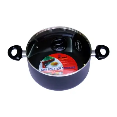 Picture of Kiam sospan 30CM with glass lid (Induction)(Multicolor)