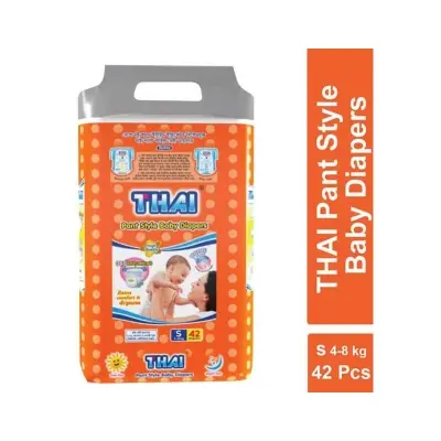Picture of Thai Baby Diaper Pant Small (4-8 kg) 42 pcs(41-80 Pcs)