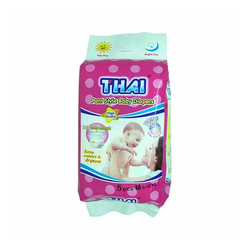 Picture of Thai Baby Diaper Pant Medium (5-13 kg) 5 Pcs
