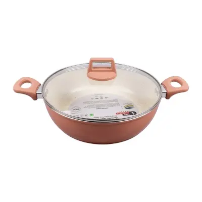 Picture of 30CM Kiam Multipan With Glass Lid CERAMIC(Multicolor)