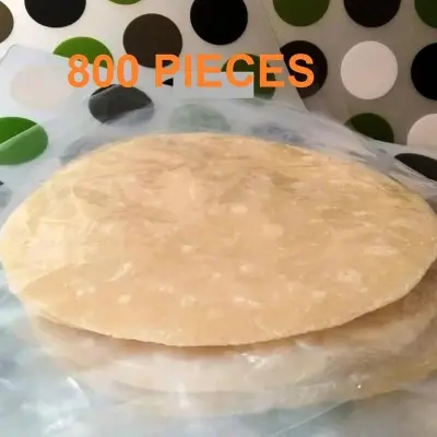 Picture of 800 pieces 8x8 (INCH) ruti or parata making or preserving paper (Food grade)