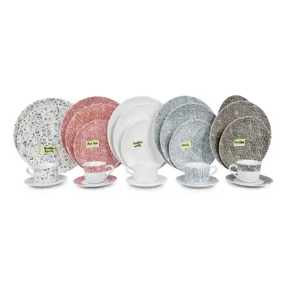 Picture of 32 Pieces Ariane Dinner Set Modern Design (DESIGNS AS PER PICTURES)(Multicolor)