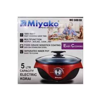 Picture of 5 Liter Miyako MC-500D Full Automatic Multi Cooker, Electric curry cooker with Removable nonstick pan cooking and warming system(MC500EK)