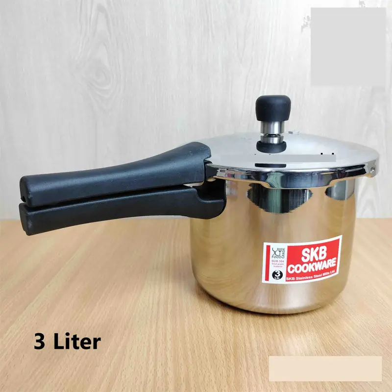 Picture of SKB Stainless Steel pressure cooker with whistle system 3 Liter(Multicolor)
