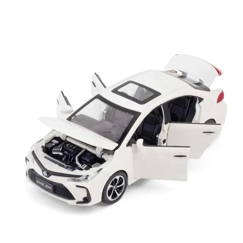 Picture of Toyota Corolla 1:32 Die Cast WHITE Model Car(Multicolor)
