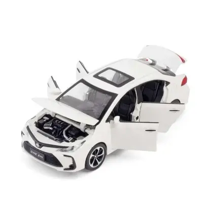 Picture of Toyota Corolla 1:32 Die Cast WHITE Model Car(Multicolor)