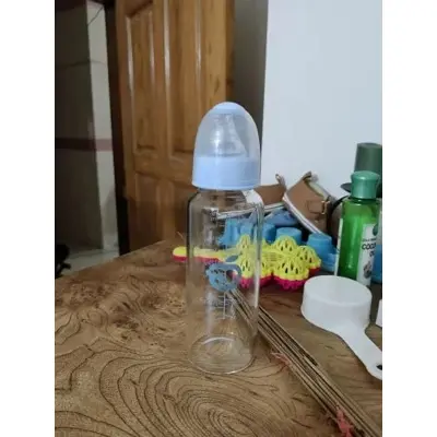 Picture of ApplebearBaby Feeder Apple Bear PP Feeding Glass Bottle with Silicone Nipple 200ml(Multicolor)