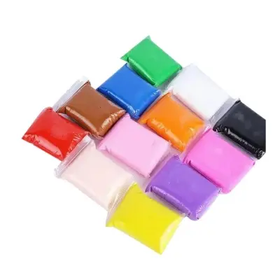 Picture of 6 pcs Super Crystal Muds Clay Dough And Funny Slime For Kids And Child (Any Color)