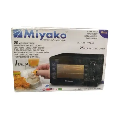 Picture of 25 Liter Miyako Electric Oven MT-25-ITALIA(MT-25-ITALIA)