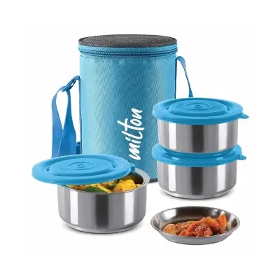 Picture of MILTON Ambition Lunchbox 3 MULTI-COLOR (900ML)(Multicolor)