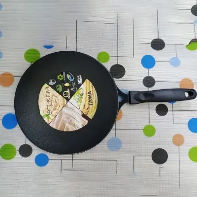 Picture of BD-KOR ECLIPSE ROTI TAWA (26 CM) Non-Stick Premium Marble Coating(Gray)