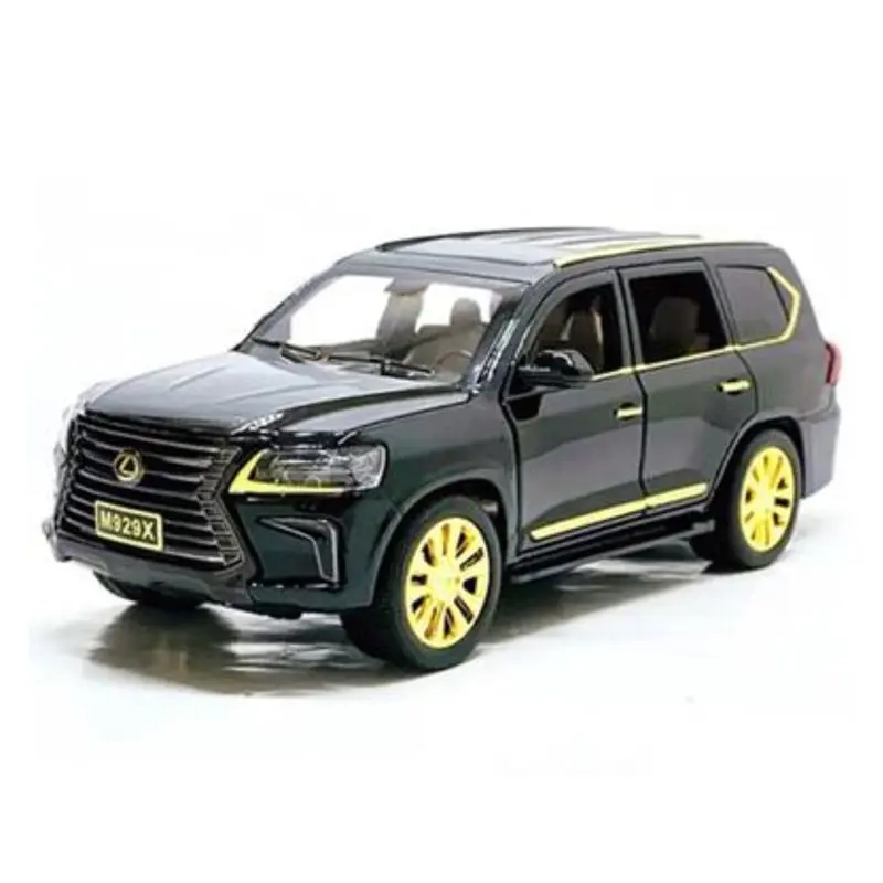 Picture of 1PC Lexus M929X SUV Off Road Diecasts 1:24 Alloy Car Luxurious Simulation Toy Vehicles Metal Car 6 Doors Open Model Car Sound Light Toys For Gift(Multicolor)